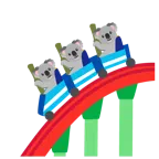 montagne russe + koala