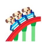 montagne russe + muso di cane
