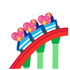 montagne russe + cuore che luccica