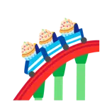 montagne russe + cupcake