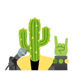 microfono + cactus