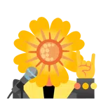 microfono + fiore