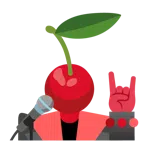 microfono + ciliegie