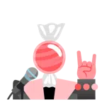 microfono + caramella