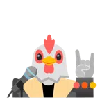 microfono + gallina