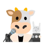 microfono + muso di mucca