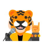 microfono + muso di tigre