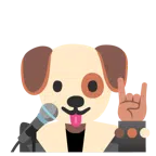 microfono + muso di cane