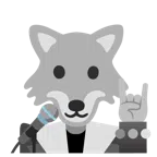 microfono + lupo