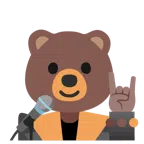 microfono + orso
