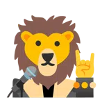 microfono + leone