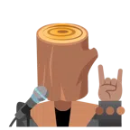 microfono + legna