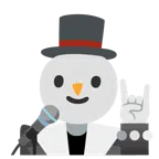 microfono + pupazzo di neve senza neve