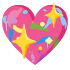 tavolozza + cuore che luccica