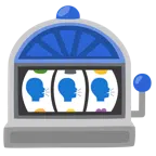 slot machine + persona che parla