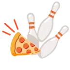 bowling + pizza