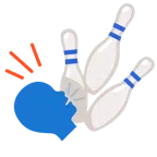 bowling + persona che parla
