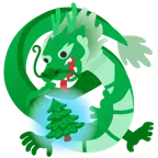 Drache + Nadelbaum