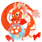 Drache + Fliegenpilz