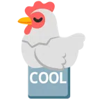 kura + przycisk COOL