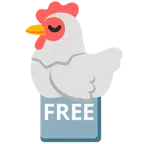 kura + przycisk FREE