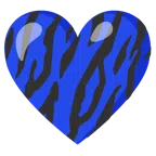 Tigergesicht + blaues Herz