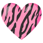 Tigergesicht + pinkes Herz