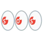 ojos + símbolo de socorro