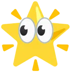 ojos + estrella brillante