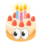 ojos + tarta de cumpleaños