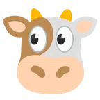 ojos + cara de vaca
