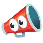 ojos + megáfono