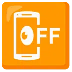 ojos + teléfono móvil apagado