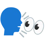 ojos + cabeza parlante