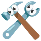 ojos + martillo y llave inglesa