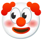 ojos + cara de payaso