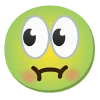 ojos + cara de náuseas