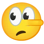 ojos + cara de mentiroso
