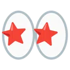 ojos + cara sonriendo con estrellas