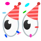 ojos + cara de fiesta