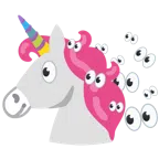 ojos + unicornio