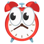 ojos + reloj despertador