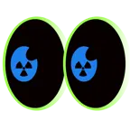 ojos + radiactivo