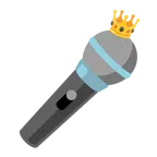coroa + microfone