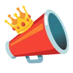coroa + megafone