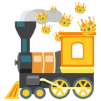 coroa + locomotiva