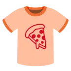 camiseta + pizza