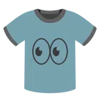 camiseta + olhos
