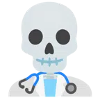 calavera + estetoscopio