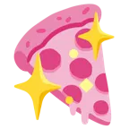 funkelndes Herz + Pizza